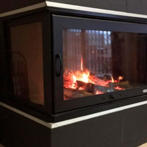 Puerta para chimenea esquinera Puerta para chimenea esquinera