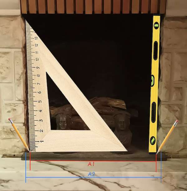 Tomar medidas de chimenea